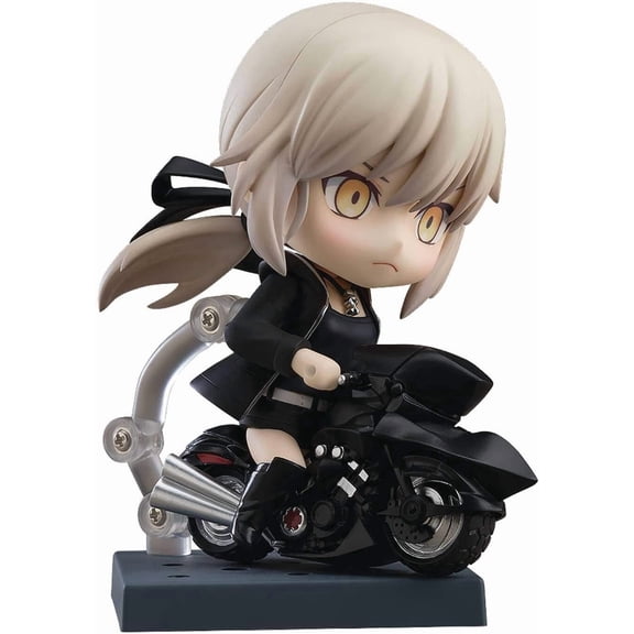 Altria Pendragon (Alter) ShinjukuVersion & Cuirassier Noir ChibiStyle Collectible PVC ActionFigure, Multicolor Desktop Statue