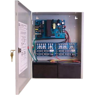 Altronix AL400ULXPD16CB Power Supply Charger, 16 PTC Class Outputs, 12/24VDC at 4A, BC400 Enclosure