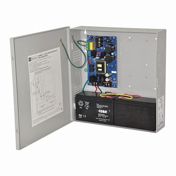 UL PWR SUP 12/24V 6A GRY CABINET UL/CUL CSFM NFPA APPROVED