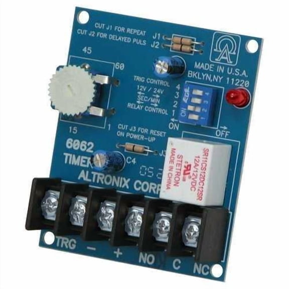 Altronix Multi-purpose Timer 12 OR 24vdc Operation 1 Sec-60 Min