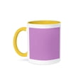 thumbnail image 1 of Altrose - Pinky Purple - Antique Pink - Plain Simple Solid Color - Girly Girl Hues, 15oz Two-Tone Yellow Mug, 1 of 7