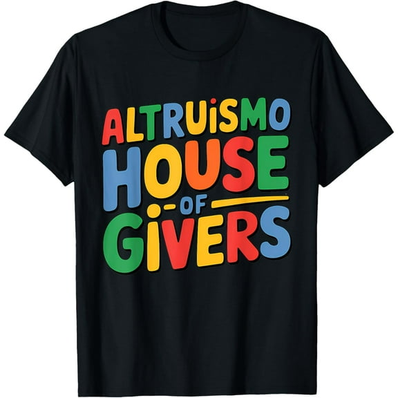 Altruismo House Of Givers Generous Spirit School Print T-Shirt