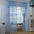 thumbnail image 1 of Altsales 1PC Floral Sheer Curtains for Grils Bedroom,Flower Print Voile Tulle Curtain Drapes for Living Room Kitchen Sliding Door Light Filtering Window Treatment, 1 of 9