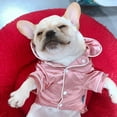 thumbnail image 1 of Altsales Dog Pajamas, Pet Soft Silk French Bulldog Pajamas Clothes Apparel Jumpsuit Sleepwear for Small Dogs Cats Puppy, 1 of 7