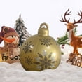 thumbnail image 1 of Altsales Inflatable 23.6" Christmas Ball with Inflator, Gold, 1 of 4