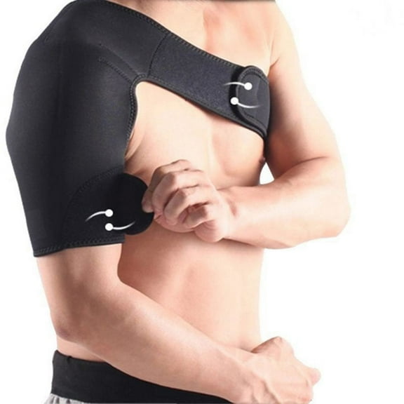 Altsales Shoulder Support Brace Strap, (Men, Women Left/Right Shoulder Brace), Sport Compression Recovery Shoulder Bandage Wrap