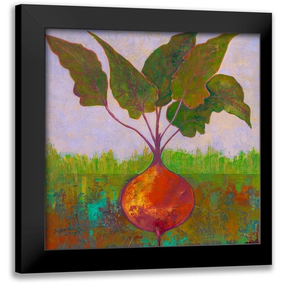 Altug, Mehmet 12x12 Black Modern Framed Museum Art Print Titled - Veggie Garden IV