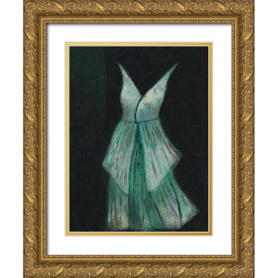 Altug, Mehmet 25x32 Gold Ornate Wood Framed with Double Matting Museum Art Print Titled - White Dress I
