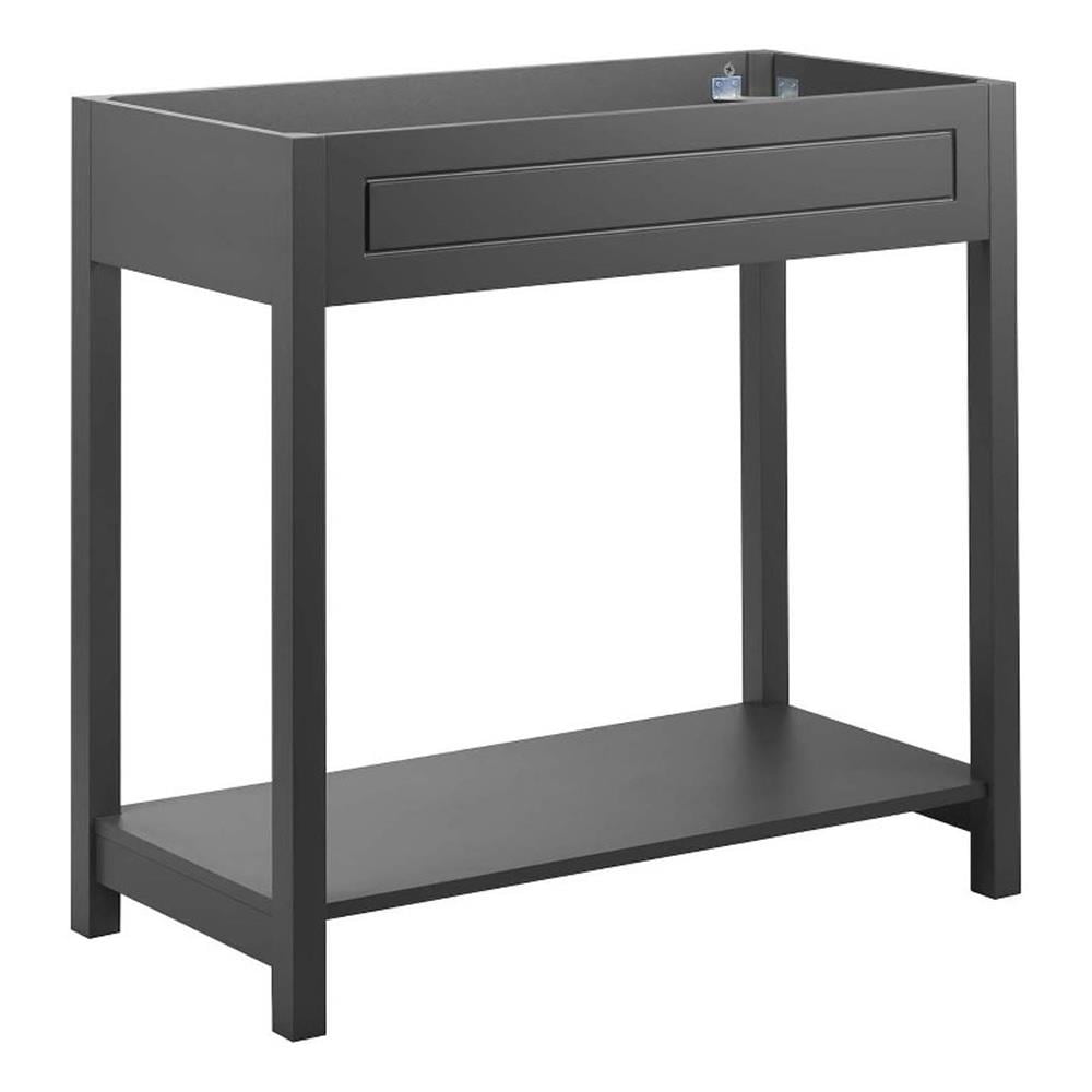 Altura 36" Gray MDF Particleboard Bathroom Vanity Cabinet
