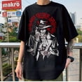thumbnail image 1 of Alucard Dracula T-shirt, Hellsing Manga Anime Shirt,Natural color,size 5XL, 1 of 5