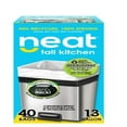 thumbnail image 1 of Aluf Plastics  13 gal Neat Tall Kitchen Drawstring Trash Bags, 1 of 1