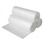 Aluf Plastics 7 Gallon Clear Trash Bags 2000 Count - 20 x 22 - Star Seal 6 Micron Equivalent High Density Value Garbage Bags Can Liners for Bathroom, Office, Industrial, Commercial, Recycling