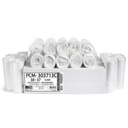 Aluf Plastics - Light Trash Bags, 20-30 Gallon, 13 Mic (eq), 30"x37", Clear, 500 Count (20 Rolls of 25)