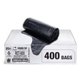 thumbnail image 1 of Aluf Plastics RCT-60X Star Sealed Coreless Rolls with E-Z Tie Flap Closure, 60 gal, Polyethylene, 38" x 58", Black (Pack of 400), 1 of 9
