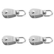 Aluhayos Pulley 4 Piece Stainless Steel for Rope Routing