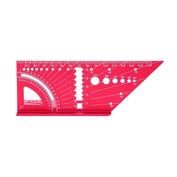 AluhayosHigh-performance Angle Ruler Aluminum-alloy Mitre Angle Ruler Mitre Angle Ruler