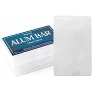 Alum Block for Shaving, Alum Stone for Face, Piedra De Alumbre Natural Bar for Underarm, Fitkari, Fitkiri, Allum Deodorant for Men and Women - with Storage Case 100g - 1 Piece