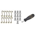 thumbnail image 1 of Alum Oval Head Quarter Turn Fasteners, Flat Springs & Tool, 1 of 6