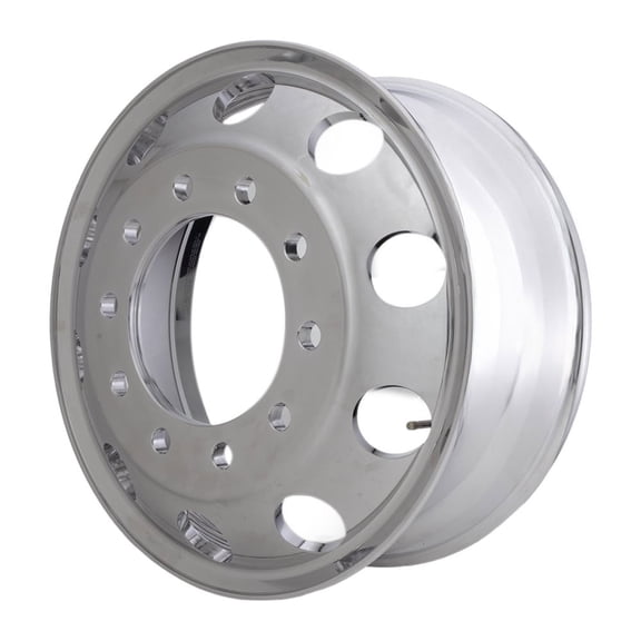 Aluminum Wheel Polished Bs 22.5X8.25 Hub-Plt Replaces Oem Automann 157A225X825Hp