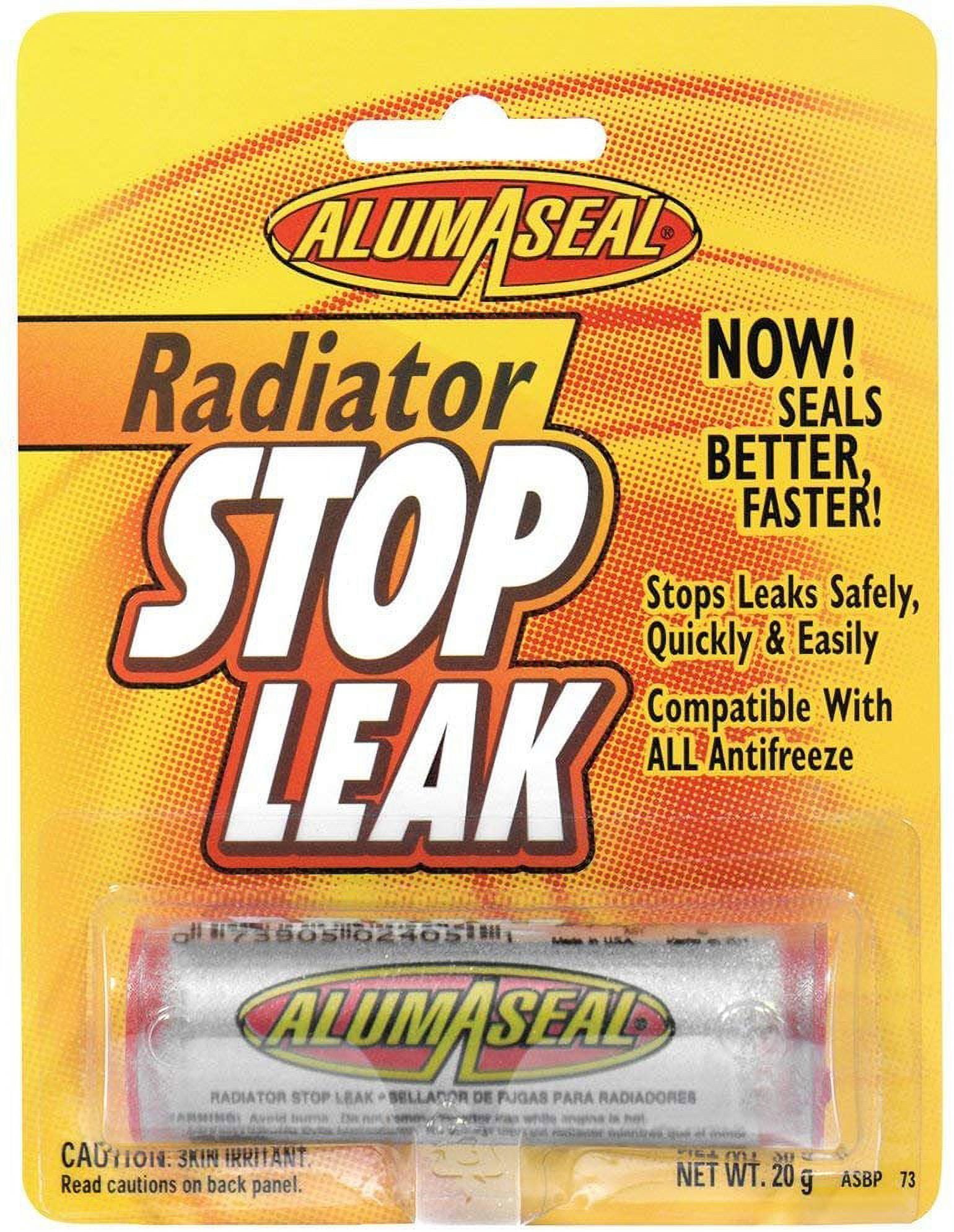 AlumAseal ASBPI12 Radiator Stop Leak Powder Blister Card