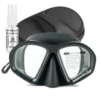Aluma Pro Dive Mask - Anti-Fog, Low Volume Tempered Glass for Scuba