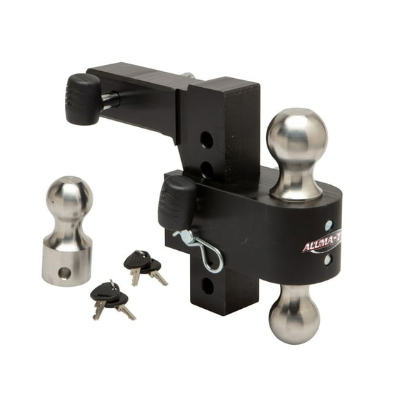 Aluma-Tow UT623800 Ultra Adjustable Ball Mount Kit for 2 Inch Receivers