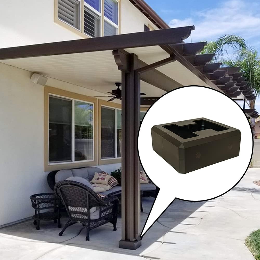 Alumabase® for Aluminum Patio Covers/Awnings (Graphite/Gray/Slate