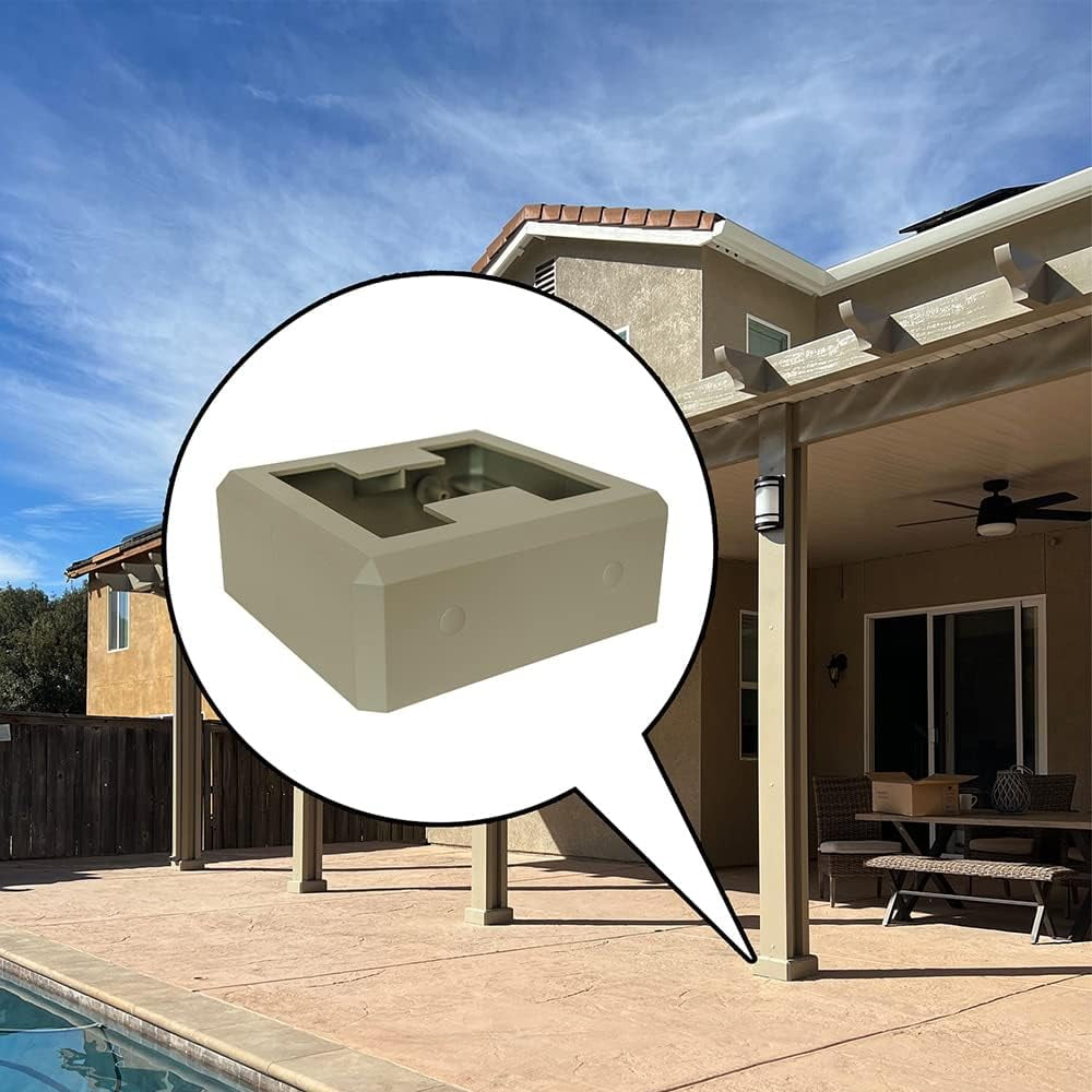 Alumabase® for Aluminum Patio Covers/Awnings (Graphite/Gray/Slate