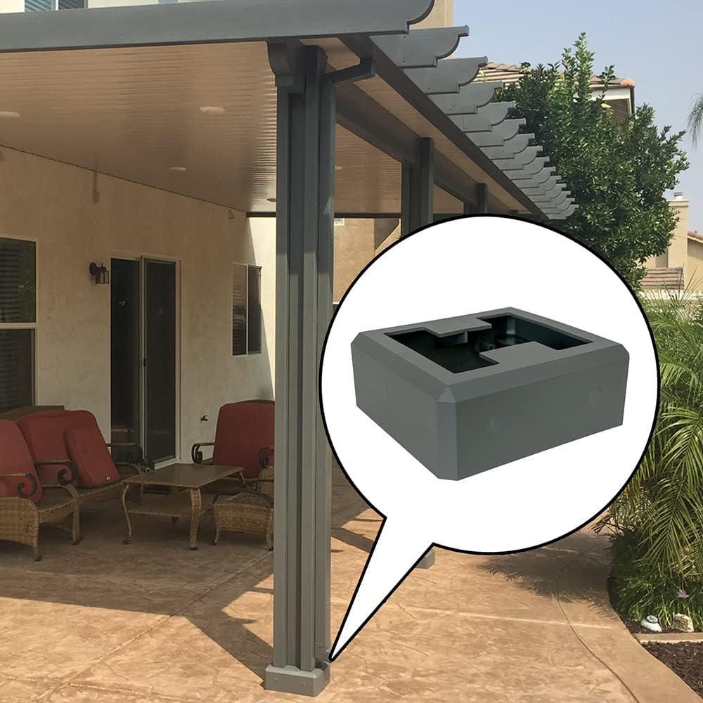 Alumabase® for Aluminum Patio Covers/Awnings (Graphite/Gray/Slate