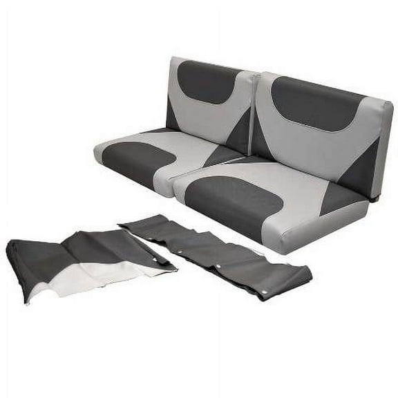 Alumacraft Boat Seat Cushion Set | Classic 165 Charcoal Gray (6 PC)