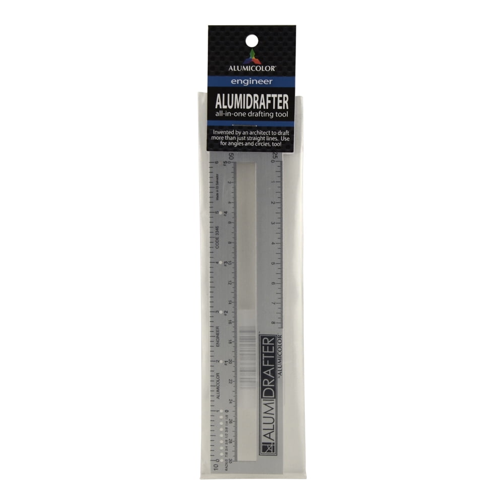 Alumicolor Alumidrafter 6-inch Engineer Scale - Walmart.com