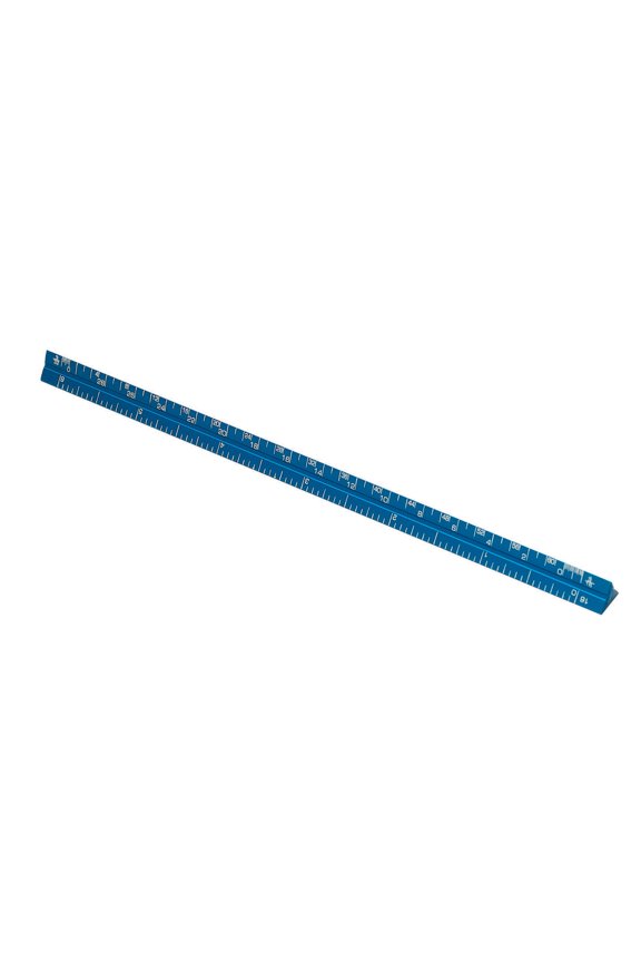 Aluminum Architect Pocket Scale, 6", Silver