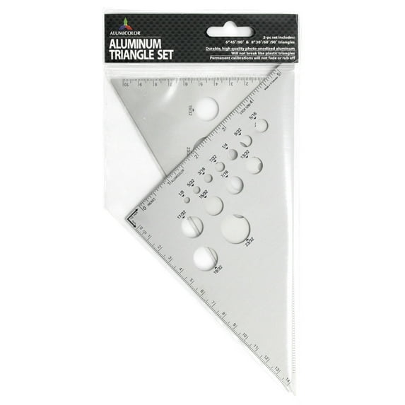 Alumicolor Aluminum Triangle 2-Piece Set