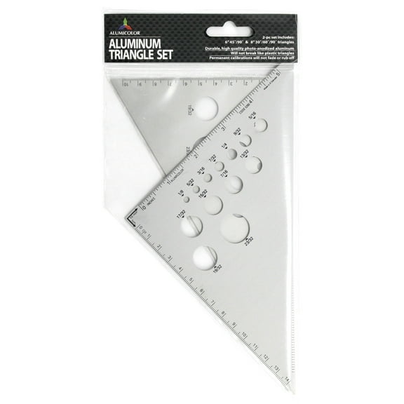 Alumicolor Aluminum Triangle 2-Piece Set