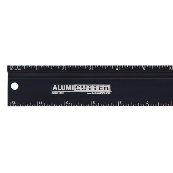 Alumicolor Ludwig Precision Standard T-Square/Straight Edge, Aluminum with Black Plastic Head, 36 inches, Blue (2135-5)