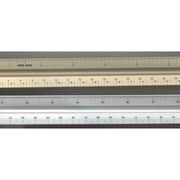 Alumicolor Solid Architect Scale, 12", Silver