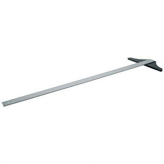 Alumicolor Steel Edge Point T-Square - 24", Silver