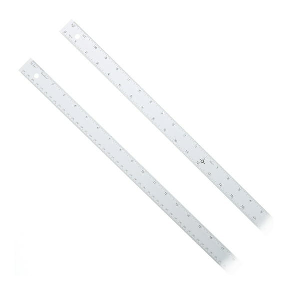 Alumicolor Straightedge with Center Finding Back, 24"