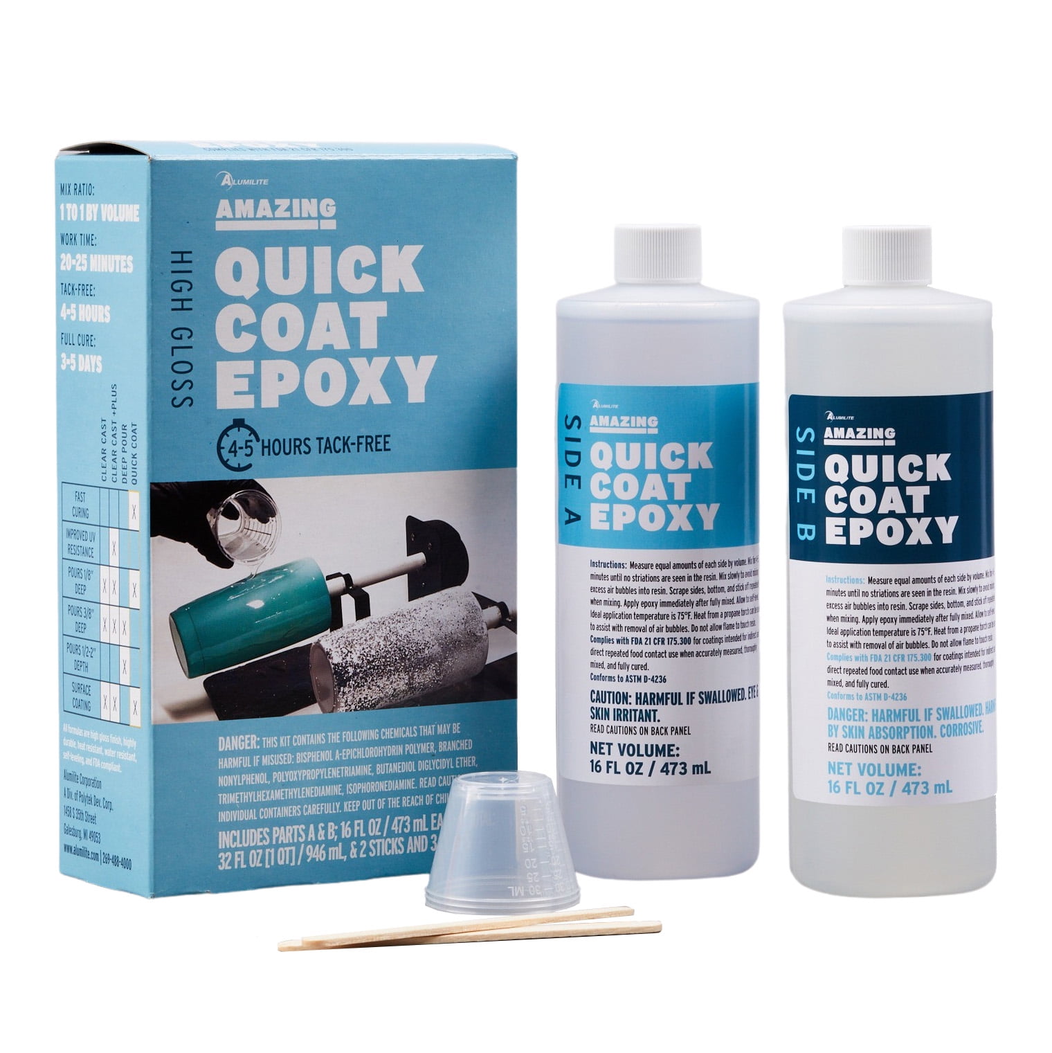 Devcon Epoxy Bathtub Repair Kit (Almond & White)