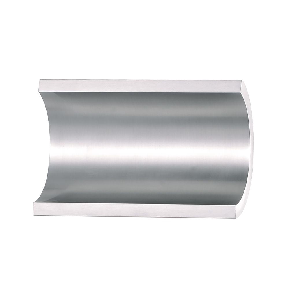 Alumilux Diverge 5"H 2-Light LED Outdoor Wall Sconce Solid Satin Aluminum by ET2