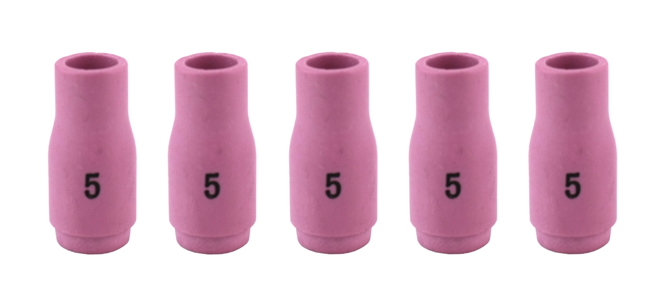 X-Long Alumina Nozzle Cups For TIG Welding - Assorted Sizes #6 To #12, 8-Piece Set For Series 9/20/25/17/18/26 Torches