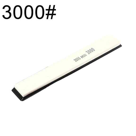 Alumina Water Whetstone Sharpener,Fixed Grinding Stone For Knives, 180 To 3000 Grit,6-Step Progression,150×20×5 Mm, Wet Sharpening(3000 grit)