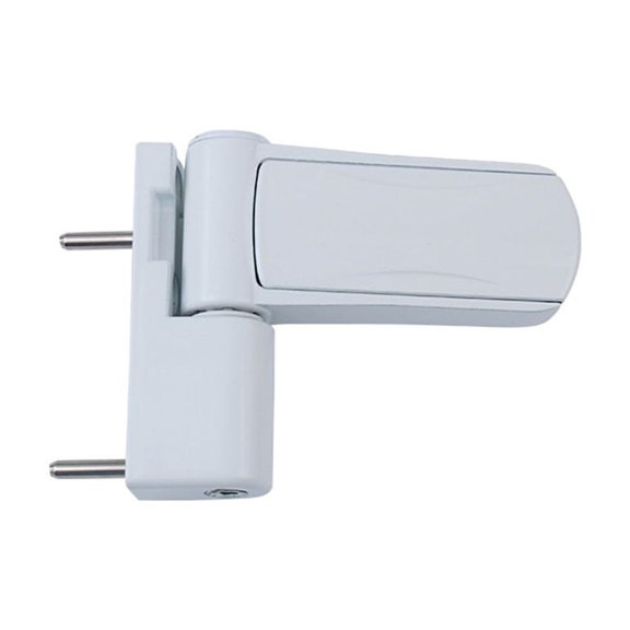 Aluminium Adjustable Door Flag Hinge 3D Adjustable Mute Buffer Smile Home