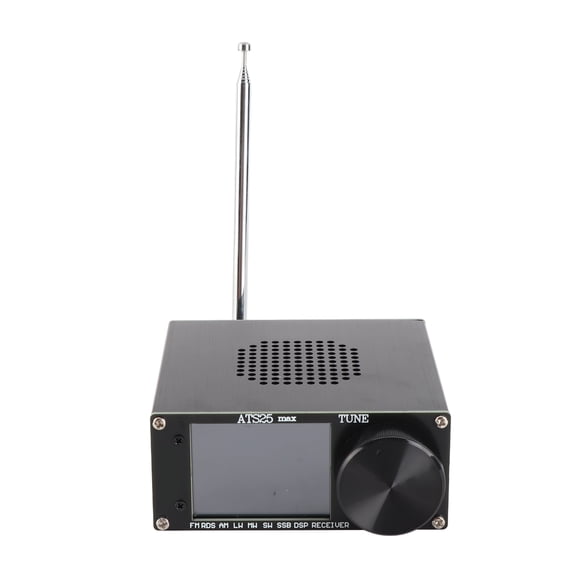 Aluminium All Band Radio Receiver DSP FM LW MW SW SSB 2.4in Touch Screen Search HAM Aluminium Alloy Housing ATS-25 Si4732