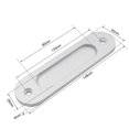 thumbnail image 1 of Aluminium Alloy Auxiliary Knobs Drawer Sliding Door Handle Wardrobe Cabinet Handle Glass Door ROUND SILVER, 1 of 7
