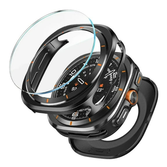 Aluminium Alloy Case+Protective HD Film for Samsung Galaxy Ultra Watch 47mm Metal Case Screen Protector Cover For GALAXY ULTRA 7