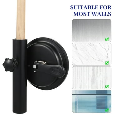 Evergreen Cast Iron Flag Pole Bracket – Wall Mount, Black, 2.5" Diameter, 45°/90° Angle