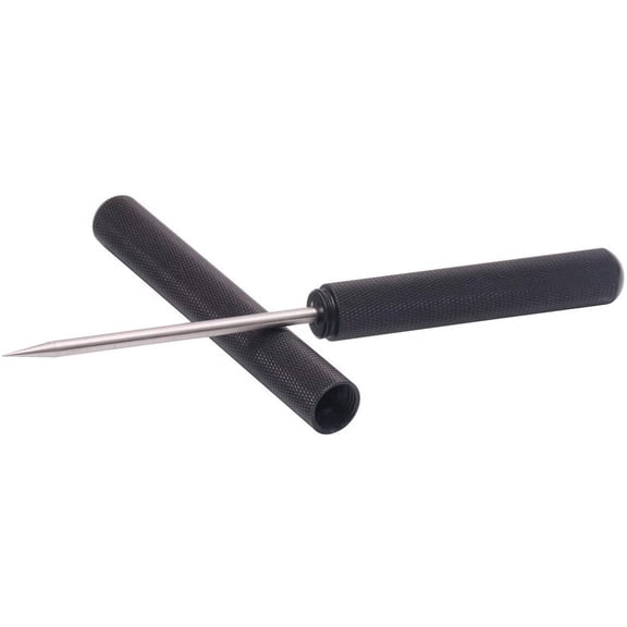 Aluminium Alloy Ice Pick Ice Crusher Tea Chisel Removal Pick Crushed Knife Needle Professional Tool for Kitchen Bars Bartender Picnics Camping and Restaurant (Black)