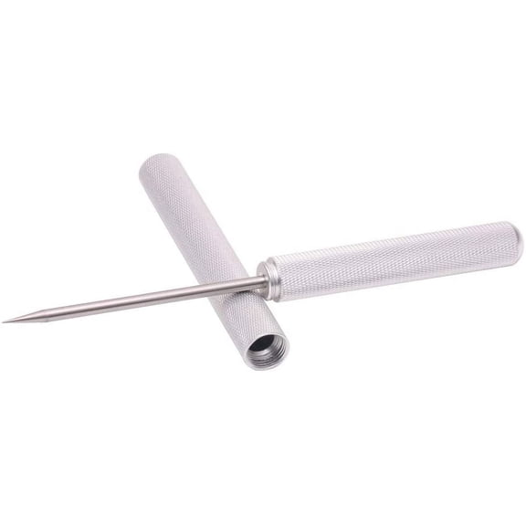 Aluminium Alloy Ice Pick Ice Crusher Tea Chisel Removal Pick Crushed Knife Needle Professional Tool for Kitchen Bars Bartender Picnics Camping and Restaurant (Silver)