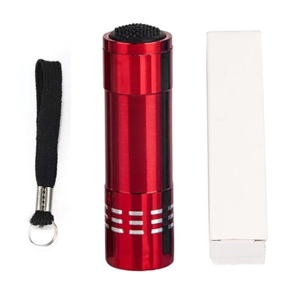 Aluminium Alloy Mini Flashlight with Nine LED Illumination for Everyday Use